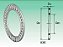 Rolamento Axial Coroa De Agulha AXK85110  Medidas:85X110X4mm - Imagem 3