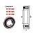 Rolamento Catraca Contra Recuo CSK6001 PP = KK6001 PP = NKT6001 PP - Medidas:12X28X8mm - Imagem 1