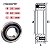 Rolamento Catraca Contra Recuo CSK6007PP = TTKK6007PP = NKT6007PP = KK6007PP = GYK6007PP Medidas:35x62x14mm - Imagem 4