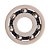 Rolamento Plastico Com Esfera de Inox 6208 Medida 40X80X18 - Imagem 1