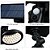 Luminária Solar de Parede 30W Ajustável 56 LEDS Giratório Dupla Iluminação - 81506 - Imagem 4