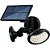 Luminária Solar de Parede 30W Ajustável 56 LEDS Giratório Dupla Iluminação - 81506 - Imagem 6