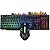 Teclado  e Mouse Gamer Com Fio RGB Iluminação Jogo PC Notebook - 82794 - Imagem 3