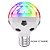 Lâmpada LED 6w Bulbo Bolinha de Futebol Giratória Colorida RGB - Imagem 4