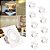 Kit 10 Spot Led 3w Quadrado Direcionável Branco Frio Teto Gesso Pvc - 81346 - Imagem 3