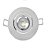 Kit 10 Spot Led Redondo 5w de Embutir Branco Quente Teto Gesso Pvc - 81200 - Imagem 3