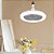 Lâmpada Luminária Ventilador De Teto Branco E27 Controle Remoto - 84127 - Imagem 2