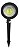 Par De Espetos Led  7w Jardim Com Luz Verde Bivolt 2 unidades - 81304 - Imagem 6