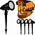 KIT 2 Espetos Led Branco Quente Jardim Holofote 7W - 81304 - Imagem 1