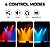 Mini Moving Head Beam 50W RGBW DMX512 Múltiplos Efeitos - 82428 - Imagem 6