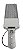 Luminária Retangular Micro LED 200W IP67 Para Poste Cinza - 81163 - Imagem 4
