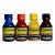 Cromajet PQF extra tinta sublimática kit 4 cores 100 ml - Cyan, magenta, black e yellow - Imagem 1