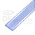 Perfil plástico vareta chata para toldos em PVC cristal rolo com 6 mts - Imagem 3