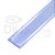 Perfil plástico vareta chata para toldos em PVC cristal rolo com 6 mts - Imagem 3