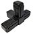 Conector S4 preto para estruturas de metalon e alumínio de 1" (25 mm) Pct com 10 unds - Imagem 4