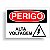 Perigo alta voltagem com opção em vinil adesivo ou placa - Imagem 1