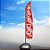 Base quadrada 15 L para wind banner, flag, porta bandeira e guarda sol - Imagem 2