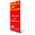 Roll up - porta banner de alto padrão em alumínio 80 x 200 cm - Imagem 1