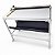 Refiladora duplo eixo 76 cm com mesa para papel, lona e vinil adesivo - Imagem 3