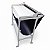 Refiladora duplo eixo 76 cm com mesa para papel, lona e vinil adesivo - Imagem 2