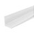 Perfil plástico L cantoneira 22x22 mm em PVC branco - Imagem 1