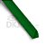Perfil plástico Peg Doc PS (poliestireno) verde 15 mm barra 3 metros - Imagem 1