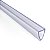 Perfil plástico peg doc 10 mm em PVC cristal - Imagem 1