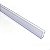 Perfil plástico U 13x7,6 mm abertura de 4 mm em PVC cristal - Imagem 1