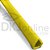 Perfil plástico gota em PS Amarelo 10 mm barra 3 metros - Imagem 1