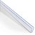 Perfil plástico U friso box em PVC cristal - Imagem 1
