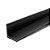 Perfil plástico L cantoneira 22x22 mm em PVC preto - Imagem 1