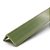Perfil plástico L cantoneira 19x19 mm em PVC verde camurça - Imagem 3