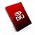 Caderno A5 personalizado capa dura com wire-o 96 Folhas - Imagem 1