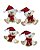 Enfeite Natalino - Ursinho Noel Personalizado com Nome - Imagem 2
