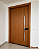 Kit Porta Pivotante Especial com ripado vertical em Angelim Pedra 120 x 240 x 18cm - Imagem 1