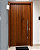 Kit Porta Pivotante Especial com ripado vertical em Ipé Extra 120 x 240 x 18 - Imagem 1