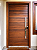 Kit Porta Pivotante Especial ripado na horizontal em Ipê Extra 120 x 240 x 18 - Imagem 1