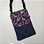 Bolsinha de Tecido, Porta Celular, Alça Regulável e Bolsos. Bolsa Transversal - Imagem 3