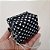 Chaveiro de Mini Niqueleira Box de Tecido Porta Moedas Pequeno (7 x 6,5 x 5cm) - Imagem 1