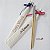 05 Porta Hashi de Algodão Cru Personalizado + 1 Par de Hashi - Imagem 1