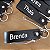 Chaveiro de Couro Sintético e Nome Personalizado para Lembrancinhas - Imagem 5