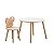Kit Mesa com 1 Cadeira Borboleta – Store Kids - Imagem 1