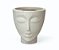 Vaso Decorativo Face Rosto Mulher 34 cm de Altura 14 litros Cimento - Imagem 1