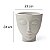Vaso Decorativo Face Rosto Mulher 34 cm de Altura 14 litros Cimento - Imagem 2