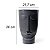 Vaso Decorativo Face Rosto Homem 36 cm de Altura 9 litros Preto - Imagem 2