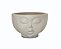 Vaso Decorativo Face Rosto Menina 13 cm de Altura 3,3 litros Cimento - Imagem 1