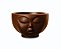 Vaso Decorativo Face Rosto Menina 13 cm de Altura 3,3 litros Café - Imagem 1
