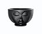 Vaso Decorativo Face Rosto Menina 9 cm de Altura 1 litro Preto - Imagem 1