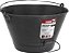 BALDE METALICO PARA CONCRETO 954 PRETO 10 LITROS - Imagem 1