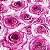 Saco para Presente Metalizado - Rosas Pink - Imagem 2